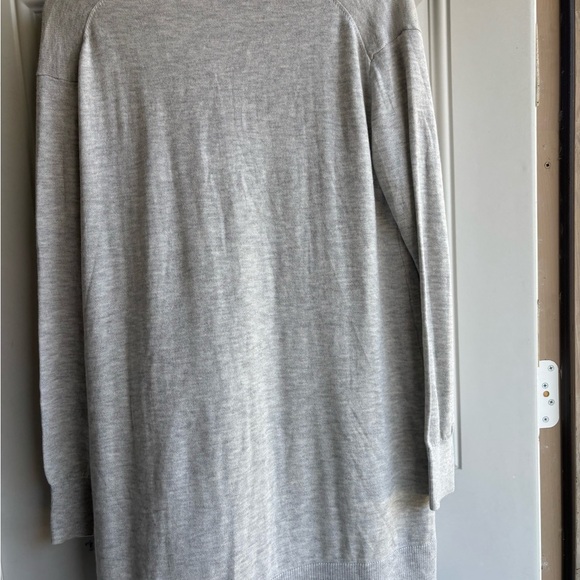 Light Gray Women's Open Cardigan - Picture 2 of 6